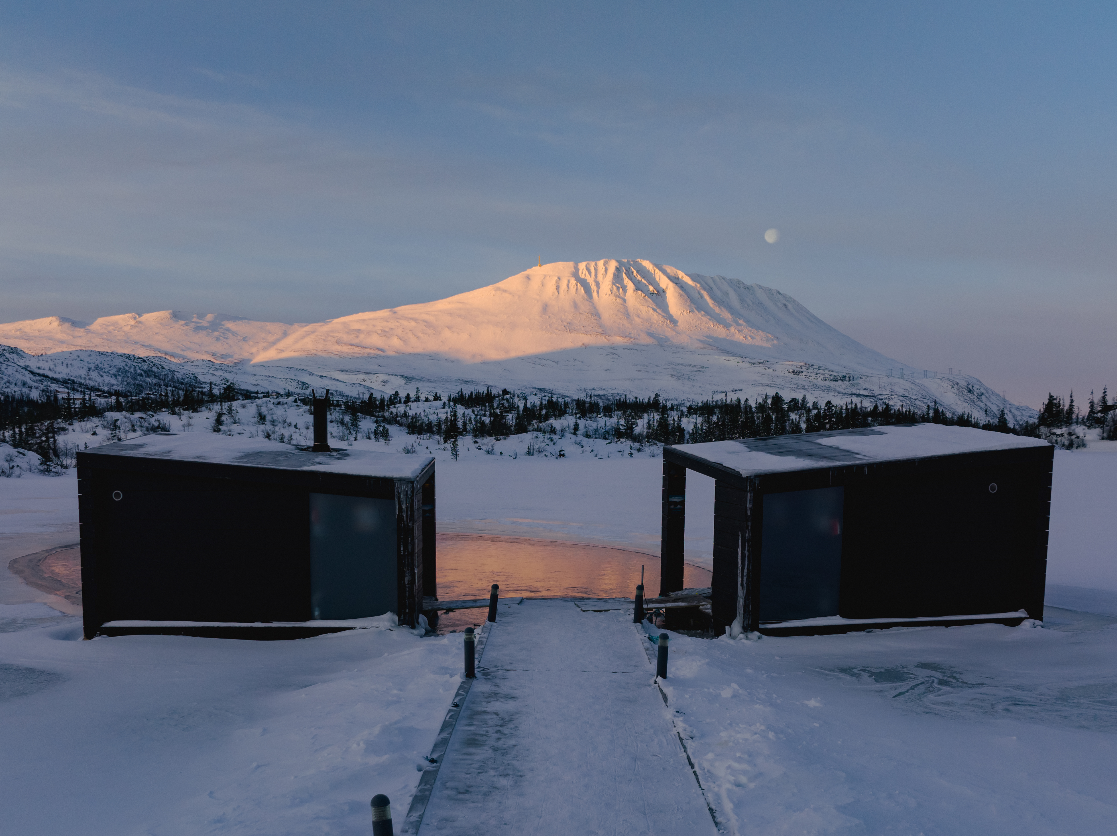Floating Sauna on Kvitåvatn